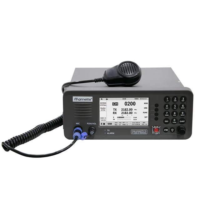 GMDSS Marine Radio GPS MF HF Transceiver with SSB Antenna Coupler Included Marine Supplies