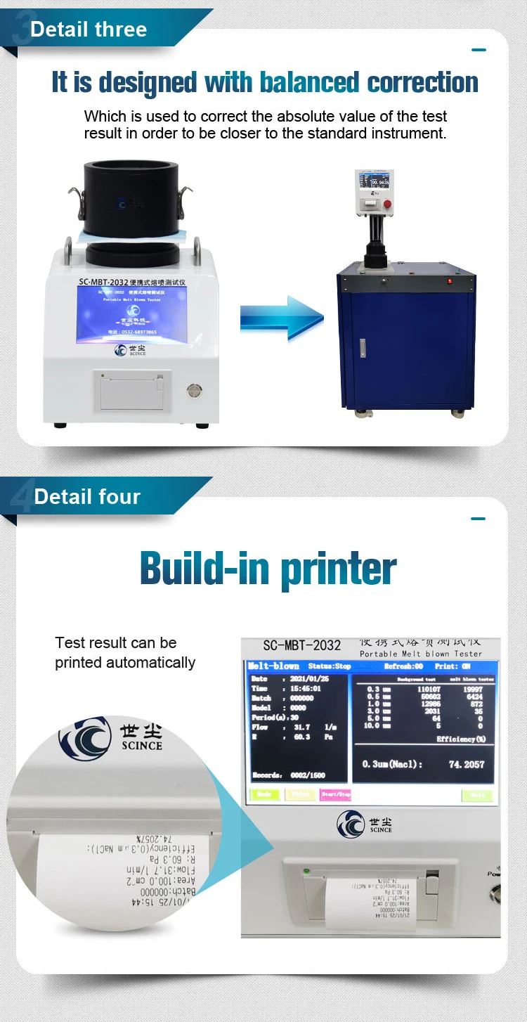 Portable Non-woven Fabric Testing Equipment Material Testing Machines