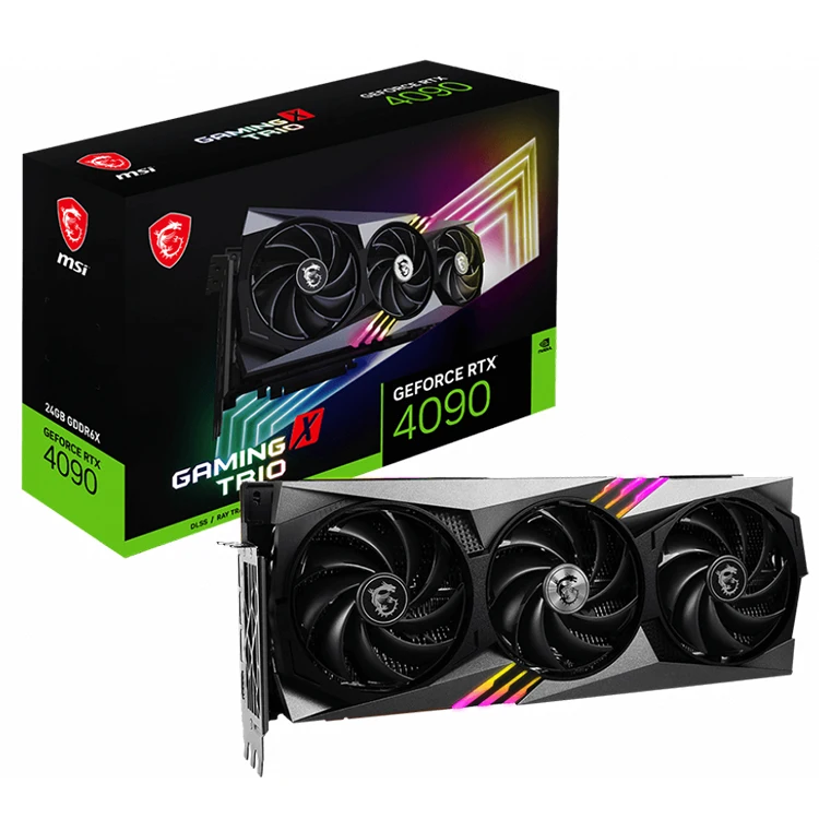 古錢 MSI NVIDIA GeForce RTX 4090 GAMING X TRIO 24G 中古グラフィック