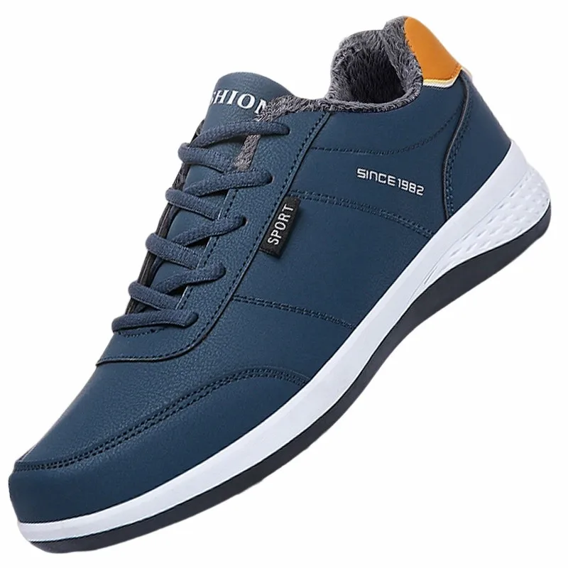 Autumn Winter Men's Casual Leather Shoes Business Sports Students ...