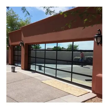 Hot Sale High Quality Modern Transparent Glass Garage Door With Good Price