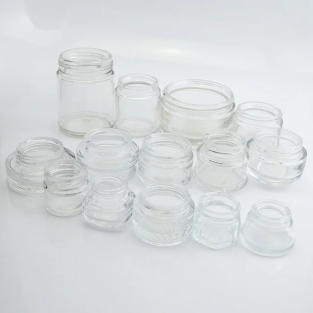 product high transparency cream bottle crown cap square pump lotion face mask packaging screen printing dropper sealing for skin care-0