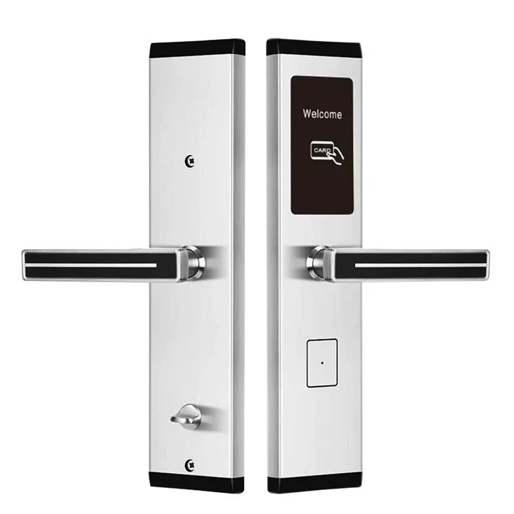Intelligent Safe Smart Hotel Card Key Door Lock With Hotel Management System
