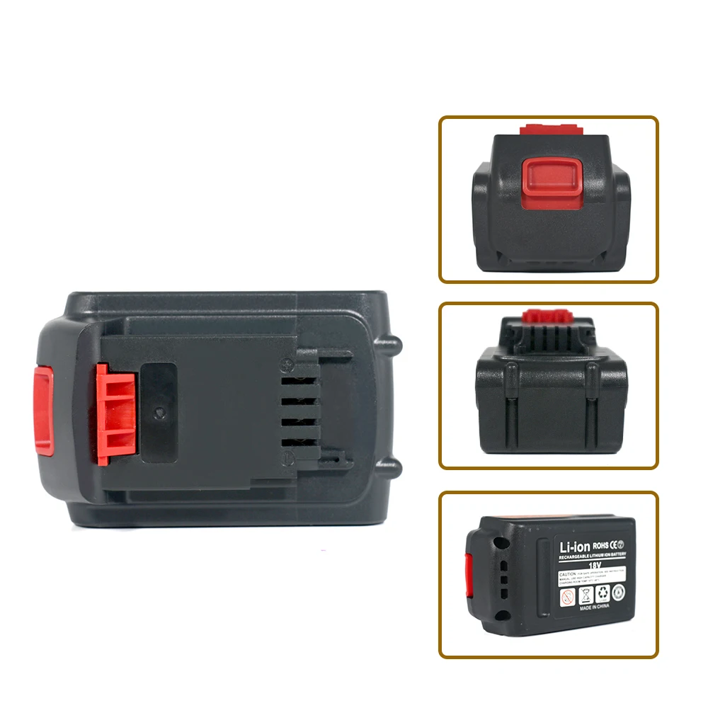 For Black+Decker 20V Lithium Battery Replacement 3.0Ah 4.0Ah 5.0Ah 6.0Ah High Output Rechargeable Power Tool Battery Pack