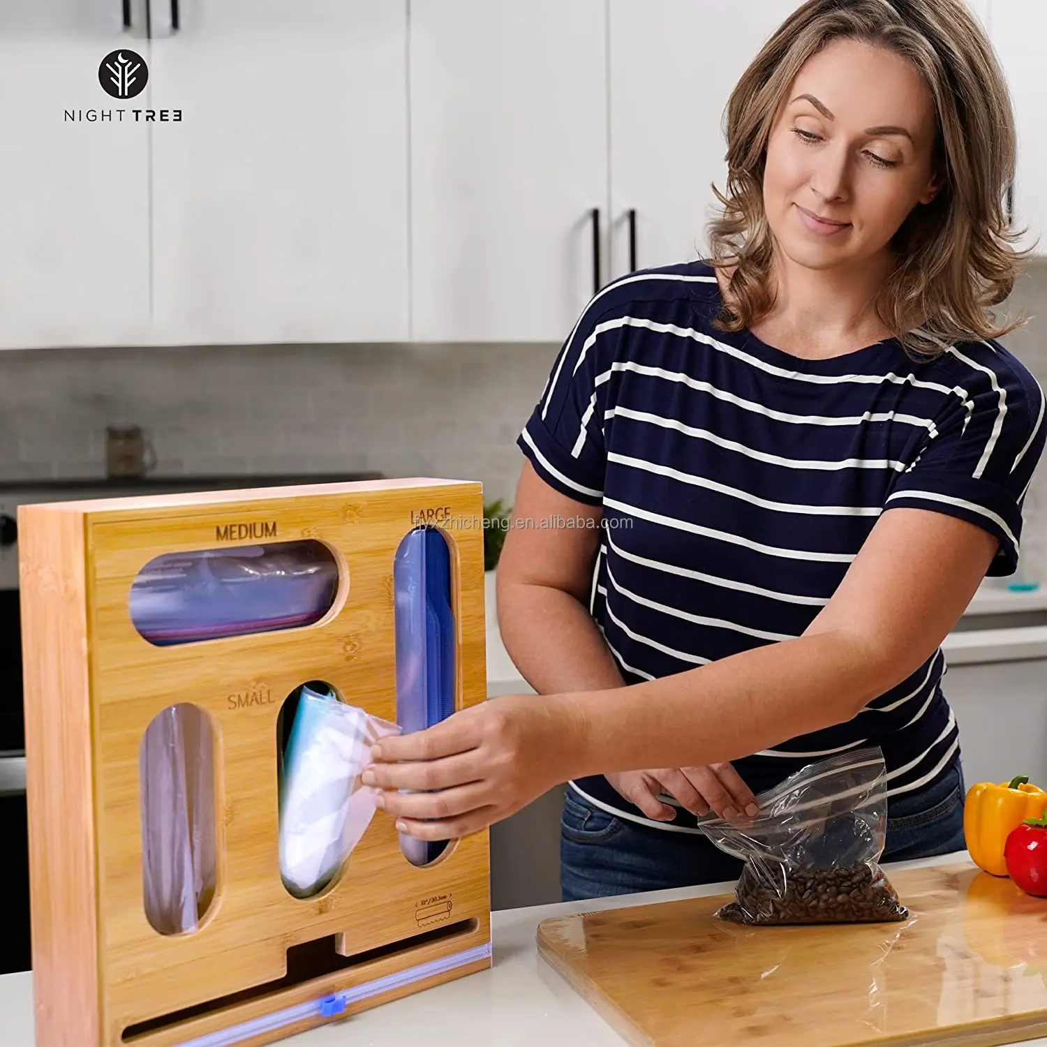 Generic 9 In 1 Plastic & Foil Wrap Dispenser With Cutter And Ziplock - Foto 9