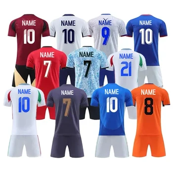 Euro 2024 2025 All National Team Soccer Jersey Football Shirts Uniforms Men Adults Kids Soccer Jersey