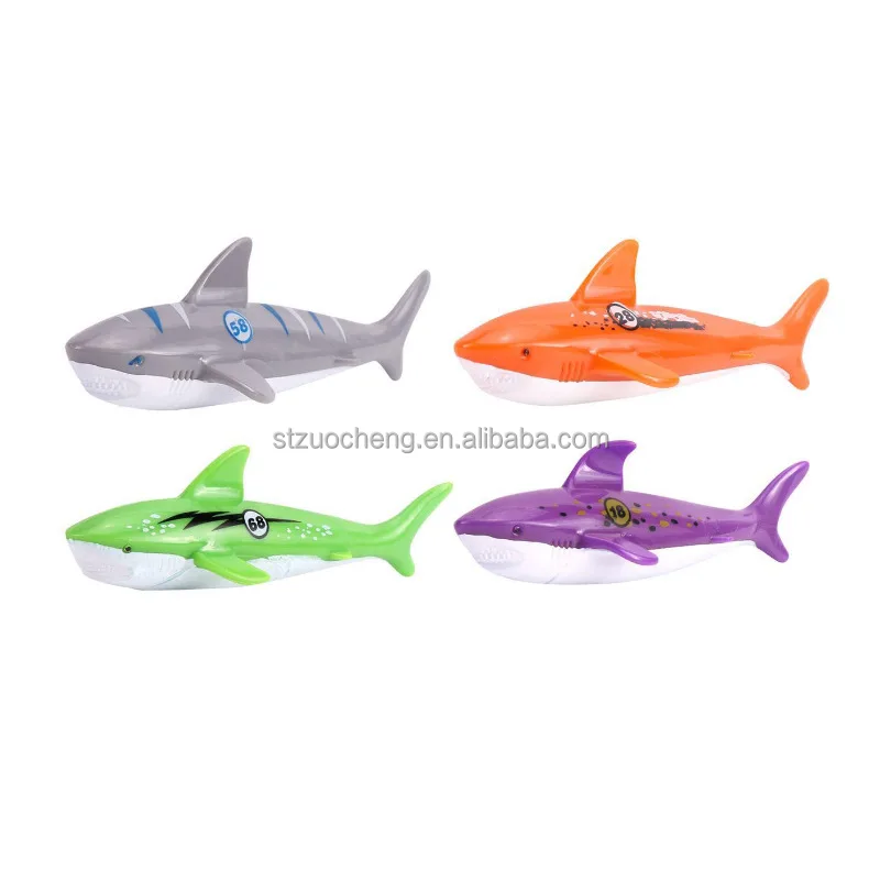 Kit De 4 Torpilles De Plongée Hominas – Jouets De Piscine Plastique – Enfants Filles Garçons