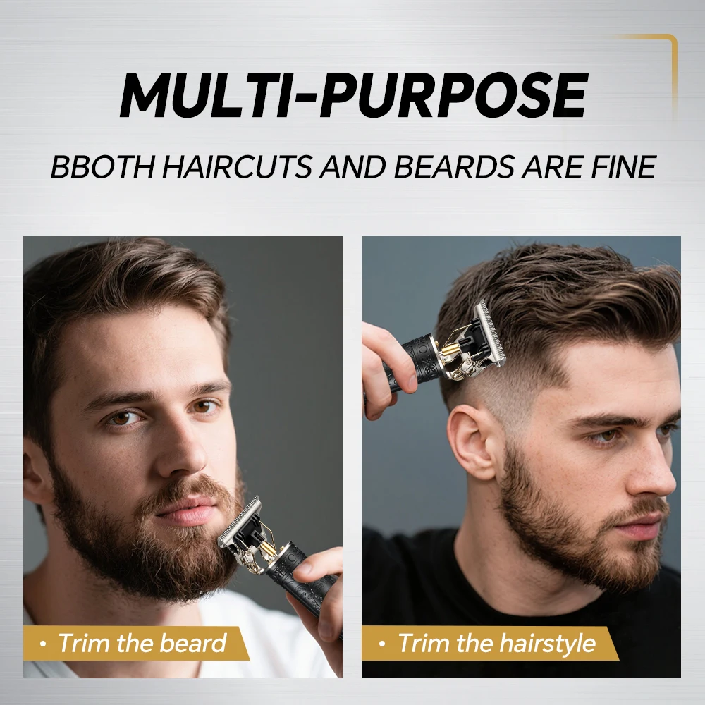 Professional Rechargeable USB Electric Hair Trimmer for Clipper for Men Stainless Steel Blade for Home Hotel Outdoor and RV Use factory