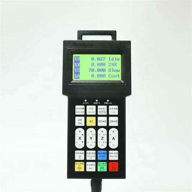 4 Axis CNC LATHE RICHAUTO F736 H06 DSP CONTROLLER for CNC ROUTER