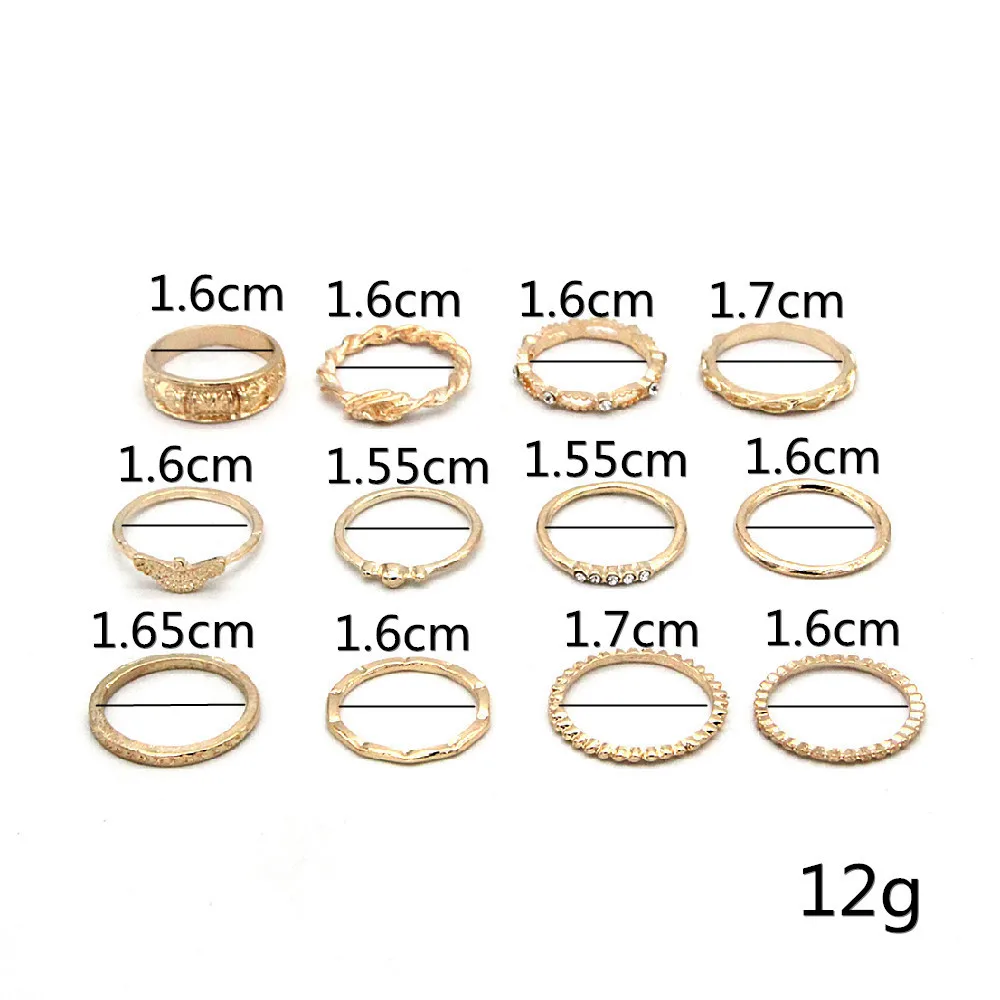 Party Rings Plated Exquisite Stackable Finger Rings