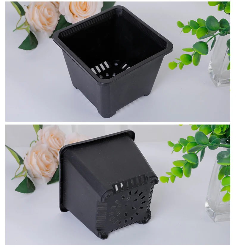 10cm 12cm 14cm 18cm Cheap Price Best Small Big Black Square Flower