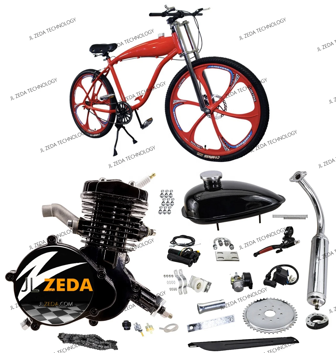 zeda 80cc bicycle engine kit