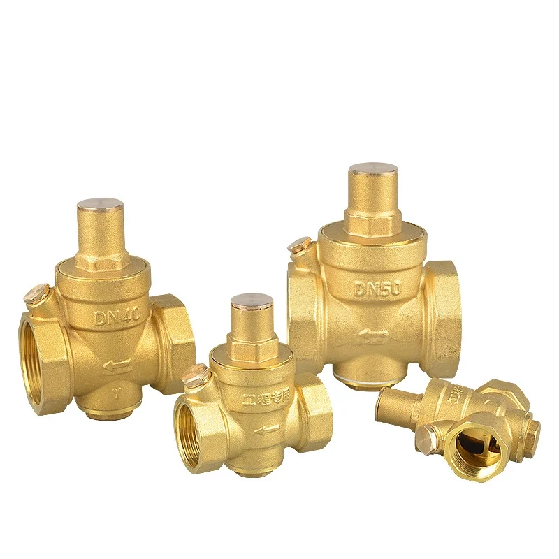 Brass Piston Type Pressure Reducing Valve Adjustable Water Pressure Reducing Valve 4 inch Hay12X-0503 manufacture