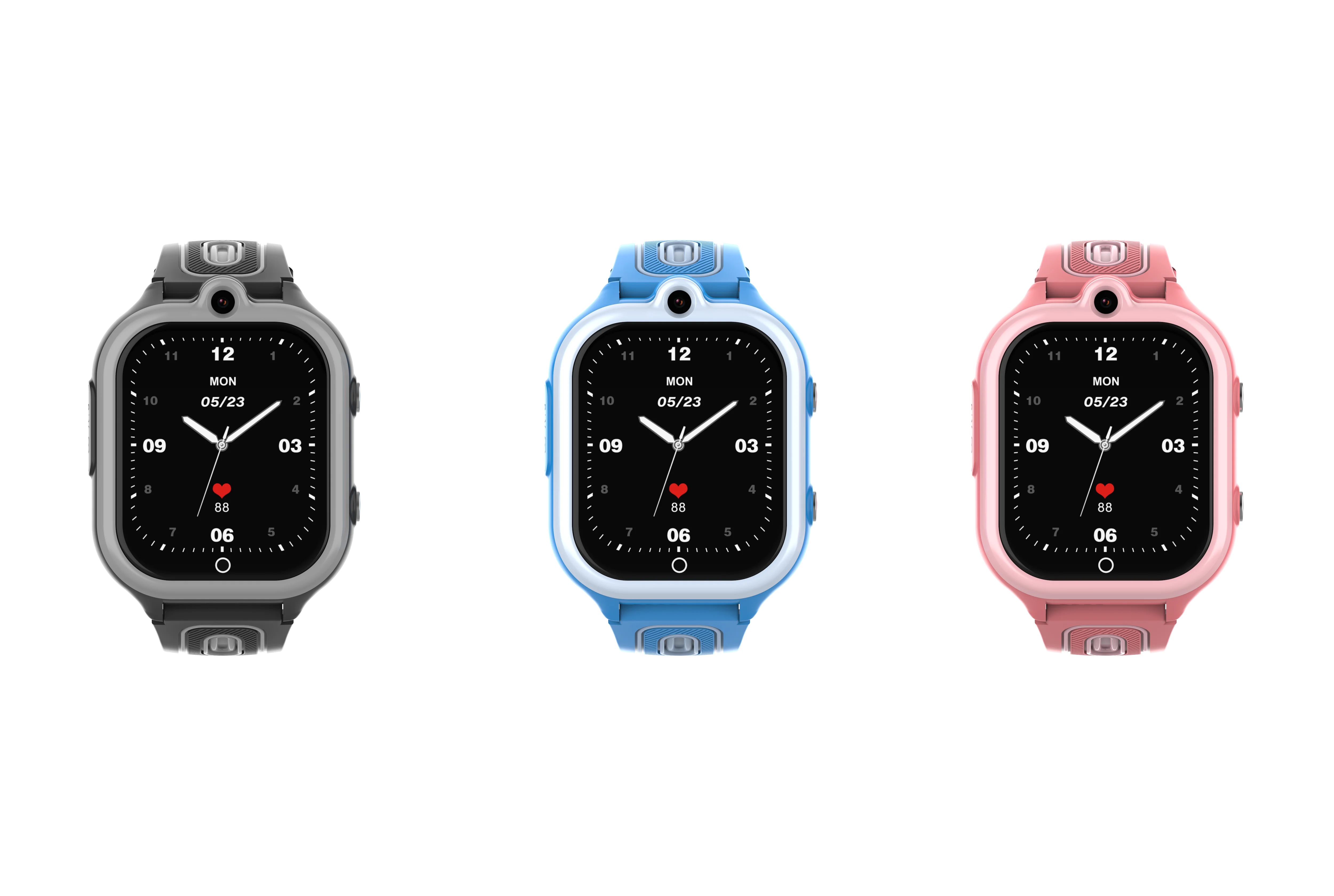 Wonlex Educational Smartwatch for Kids: Android Child Mode, Parent-Allowed WhatsApp Chat Detachable Colorful Strap Smartwatch