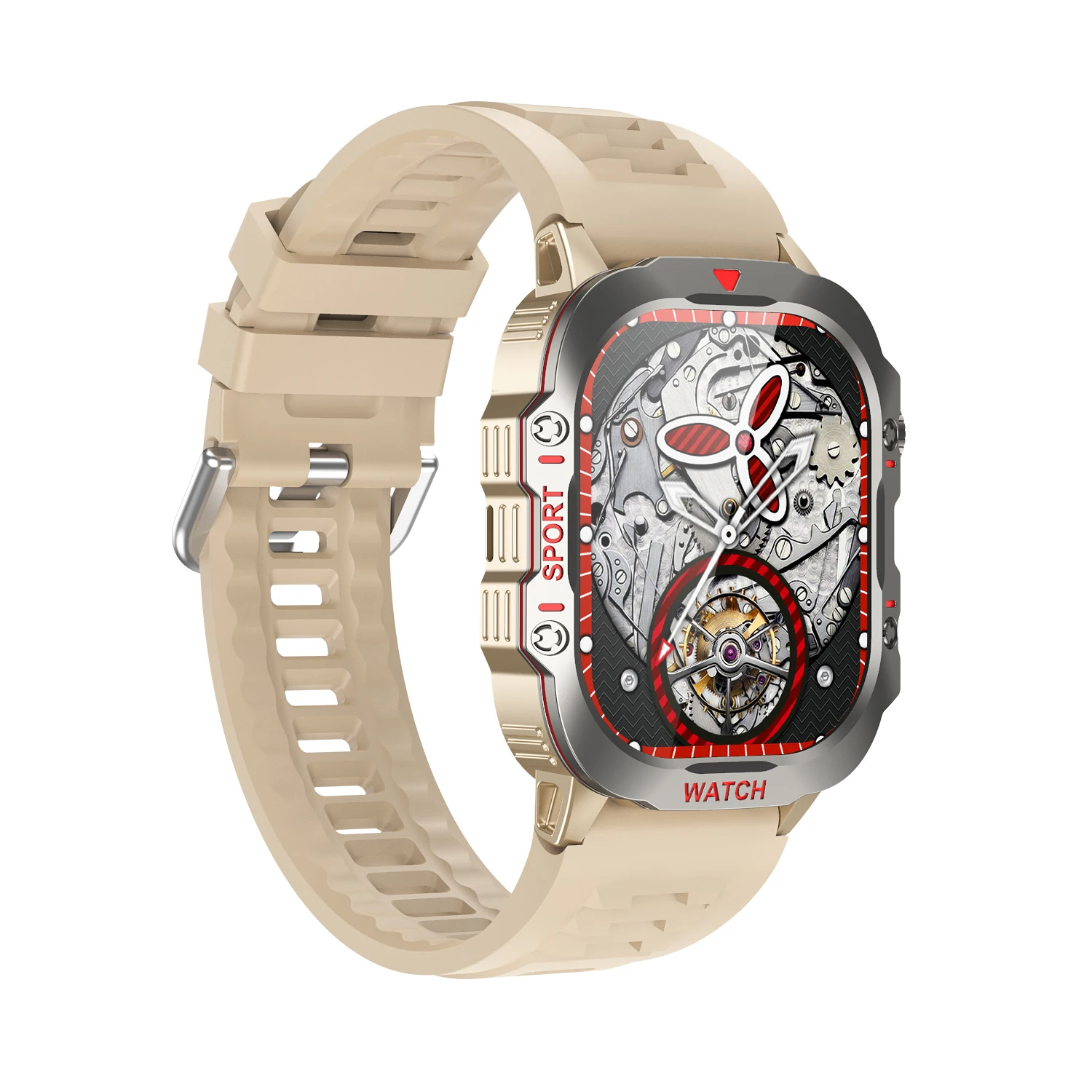 2024 New Arrival Men TF16 PRO Smartwatch BT Call IP67 Waterproof Outdoor Sports Reloj Smart Watch 2024 with 340mAh Large Battery