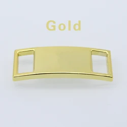 Irun Laser Logo Custom Metal Shoelace Charms for Sneakers