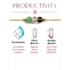 Multicolored Prodcutivity Bracelet