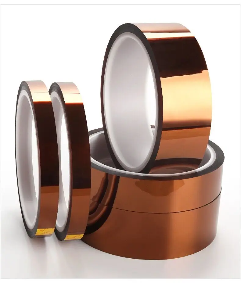 High Temperature Resistance ESD PCB Silicon Die Cut Insulation Battery Polyimide Tape PET Material Free Sample