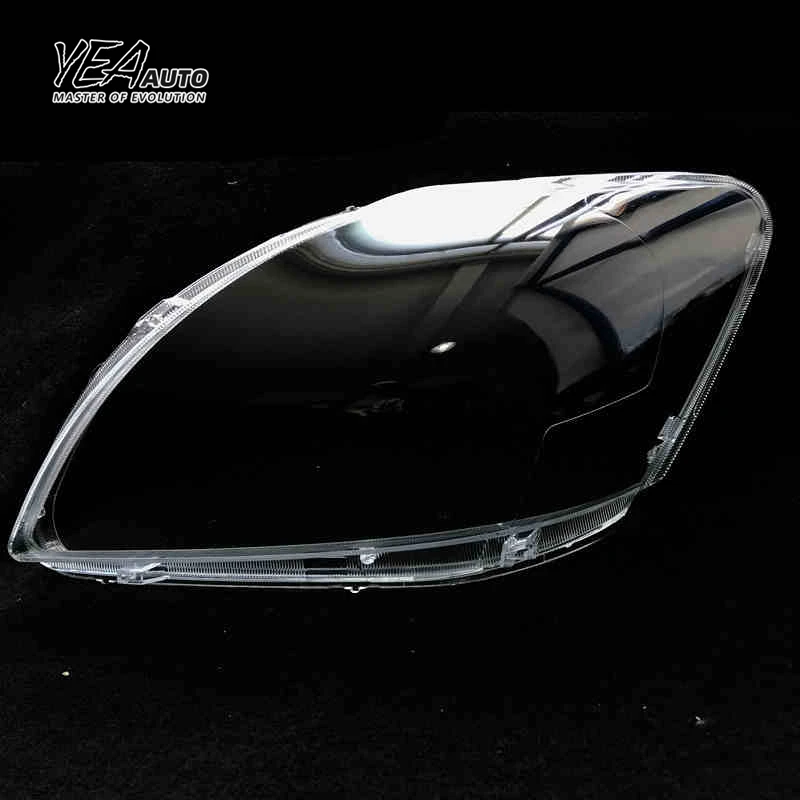 YEA AUTO Car Headlight Cover Headlight Glass Lens Glass for toyota Vios Lens Cover 2008 - 2012 PC Lampshade clear Shell