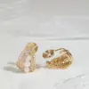 Clips para orejas de oro
