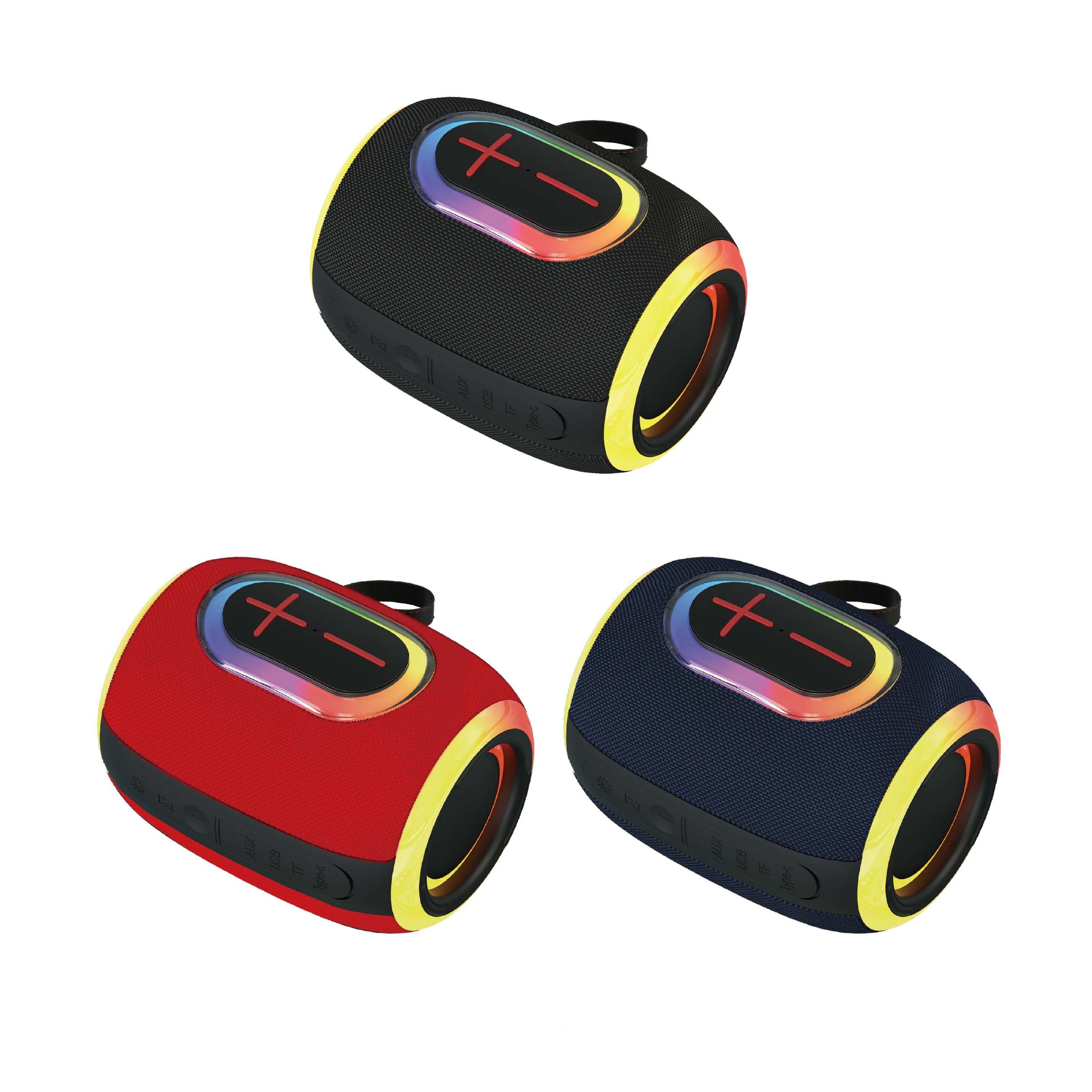  5.0 M3 Wireless With Waterproof Mini Led Light Portable Speaker With Mic for Kids Computer RGB 5W