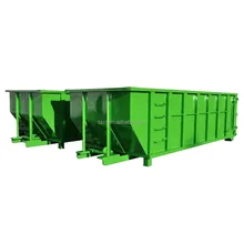 Construction waste strong and durable mobile scrap metal bin garbage dumpste