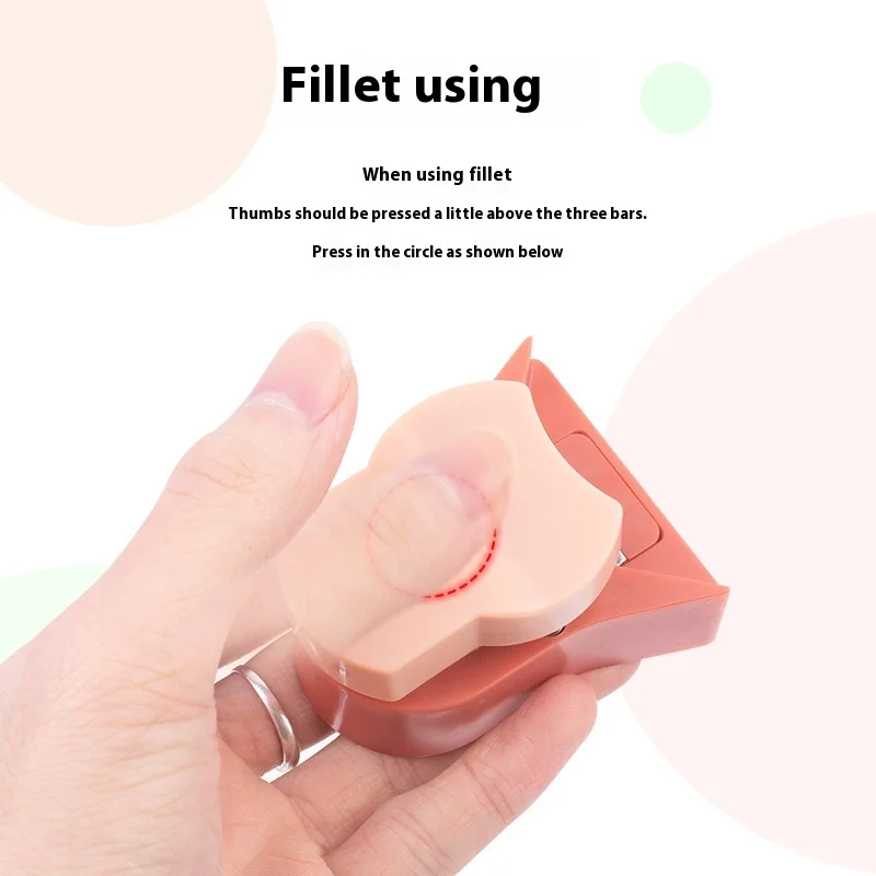 R5 Manual Construction Paper Corner Rounder Punch Unique Design for PVC Card Corner Rounding