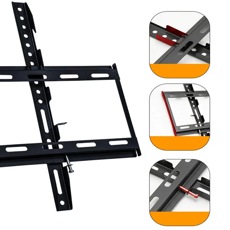 Fixed Tv Brackets Wall Mounts For Flat Screen Tilt Easy Mounting Tv 