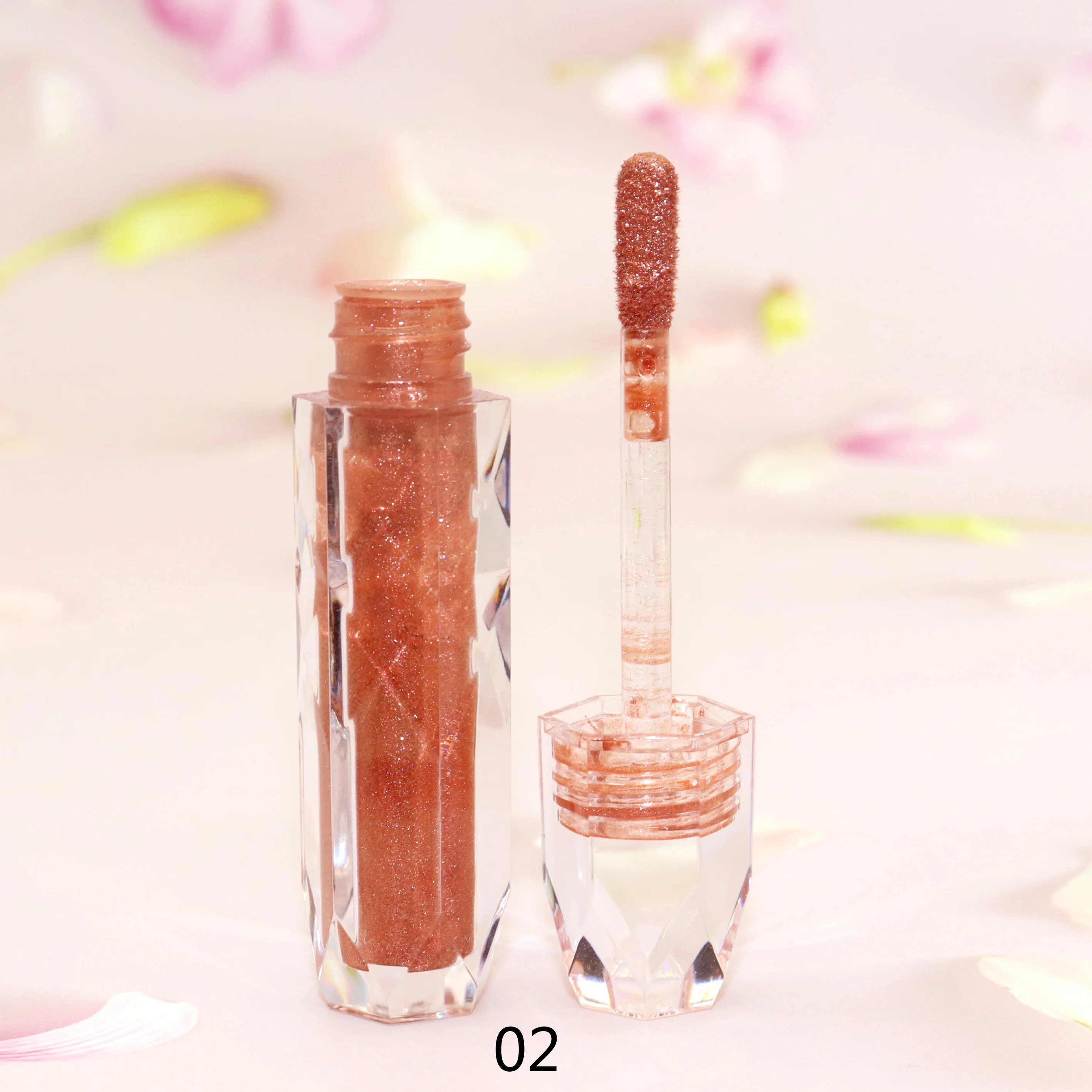 Private Label Mini Cosmetics Shimmer Metallic Luminous Eye Shadow Glitter Liquid Matte and Waterproof Finish Eyeshadow Type