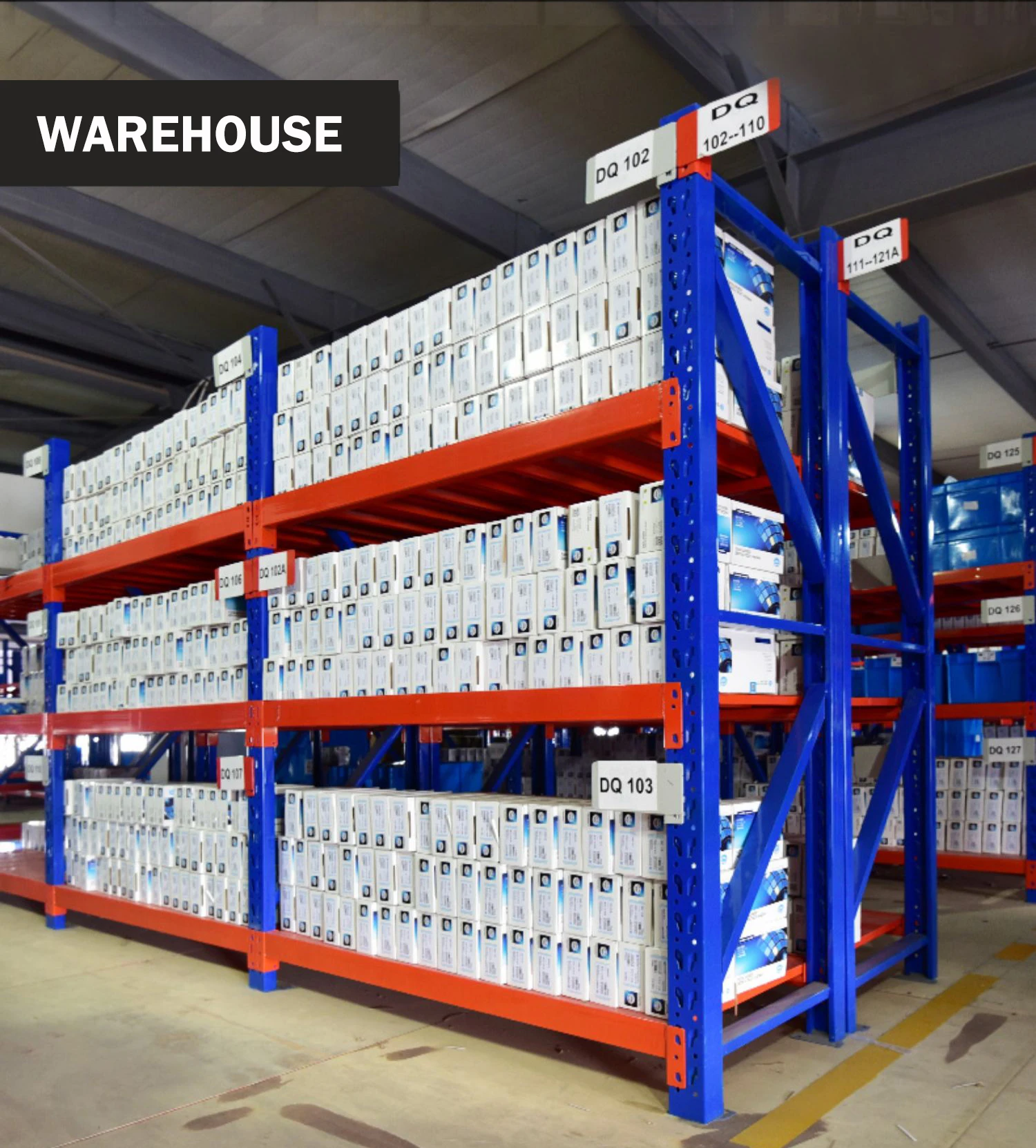 King Global Heavy Duty Adjustable Pallet Racking System Shelving Units ...