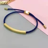 Gold Curved Plate+Blue string