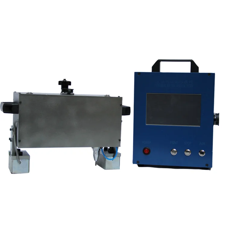 Двухручная пневматическая машина ZIXU для маркировки металлических точечных матриц, стальной точечный матричный принтер для номера шасси