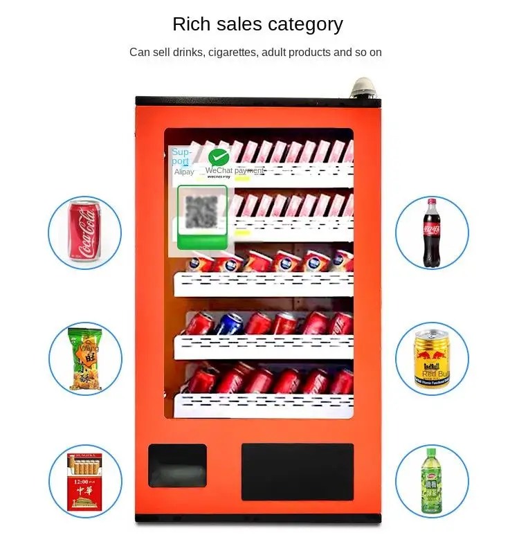 Self-service Mini Vending Machine /condom /cigarette/drinks/snacks Vending Machine with Touch Screen