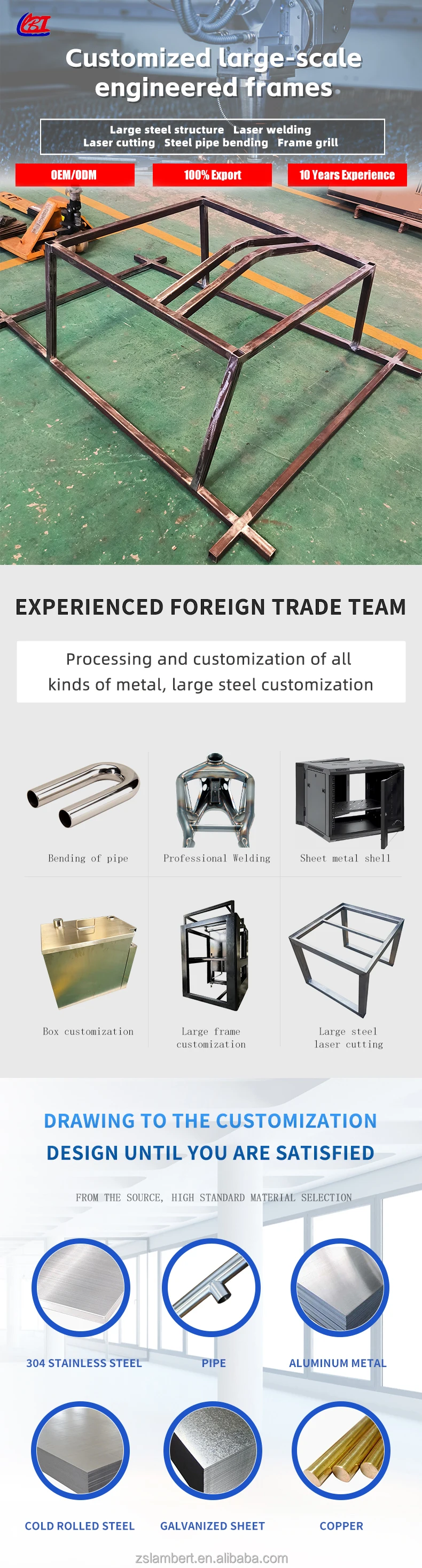 product oem custom industry sheet metal metal stainless steel bracket frame project cutting welding manufacturing machining services-2