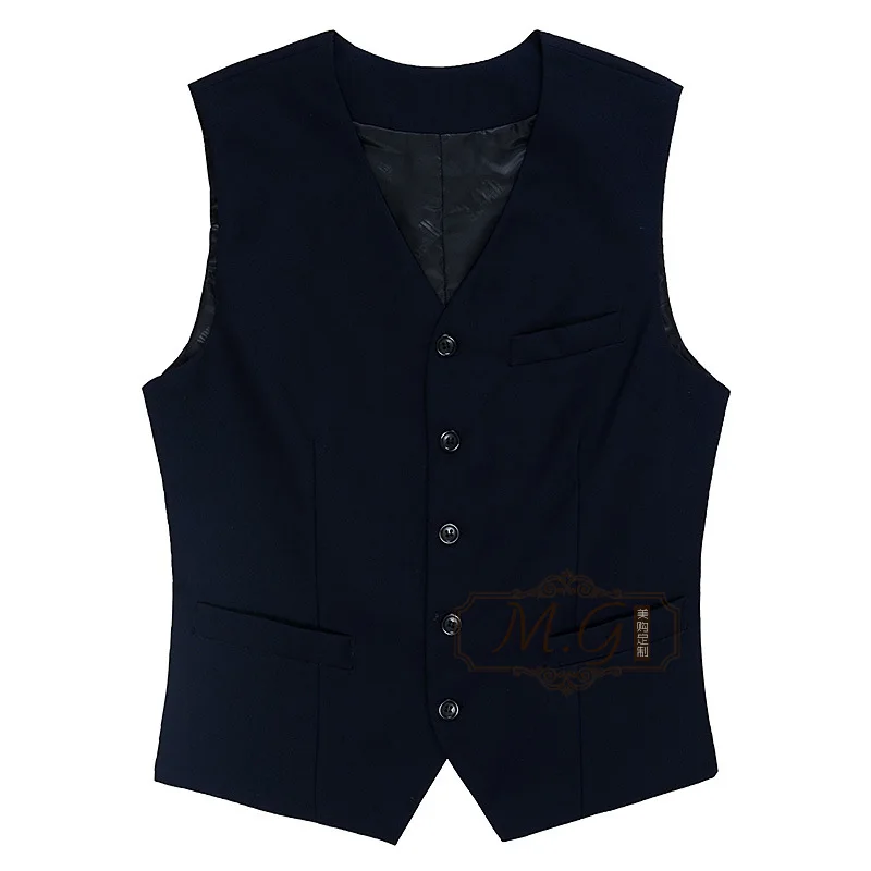 Custom Waiter Vest Bar Reception Party Restaurant Hotel Work Uniform Receptionist Vest Unisex