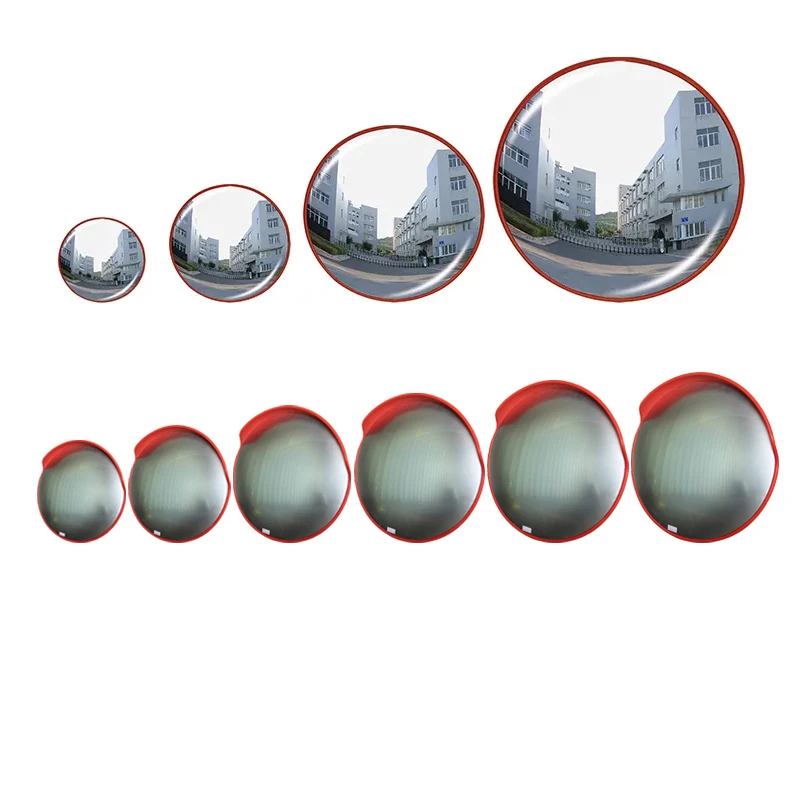 Высокое качество широкоугольное наружное Выпуклое вогнутое зеркало безопасности 160 градусов