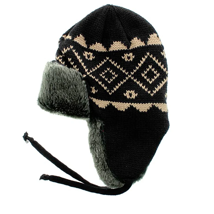 Paraorecchie Cappello Cappello Stile Peruviano Uomini Peruviano