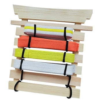 Karate Riem Display Rack voor 8 Riemen Vechtsporten Riem Display Karate