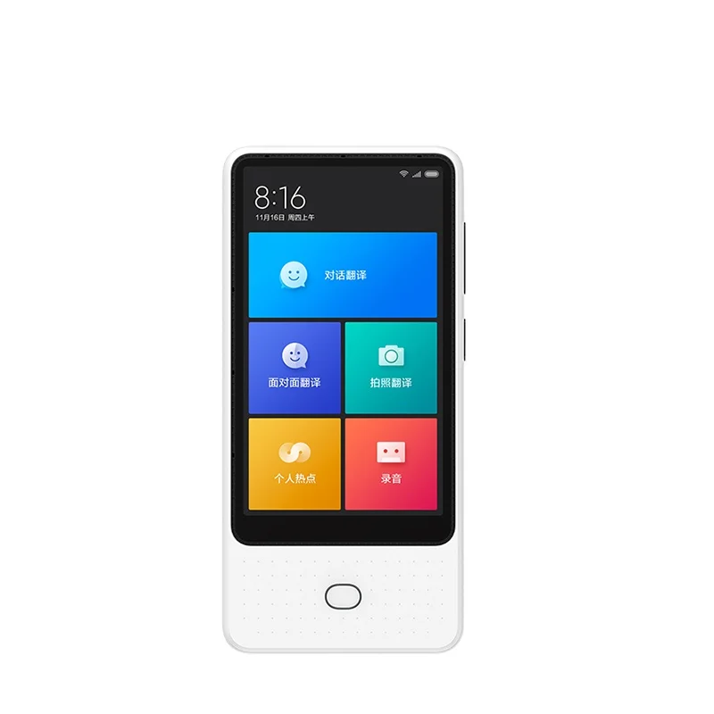 Переводчик Xiaomi Mijia с голосовым и сенсорным экраном 4G/Wi-Fi/SIM Камерой 8 МП