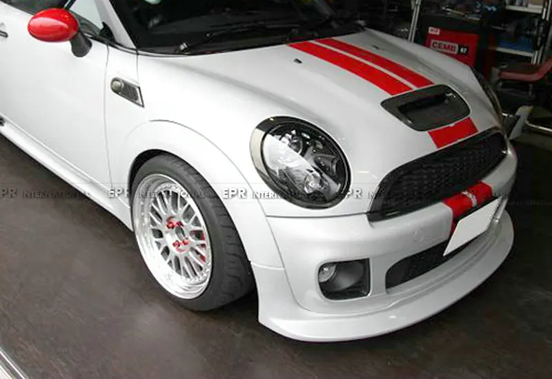 ミニクーパー R56 JCW 後期型用 Mon ファイバーグラス 未塗装 フロント