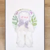 Orsetto Lolita 35 cm - Guscio in pelle viola