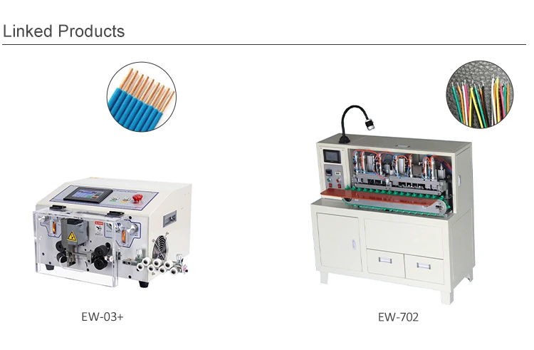 EW-715  Electric cable making machine mobile data wire making machine