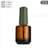 amber with green lid