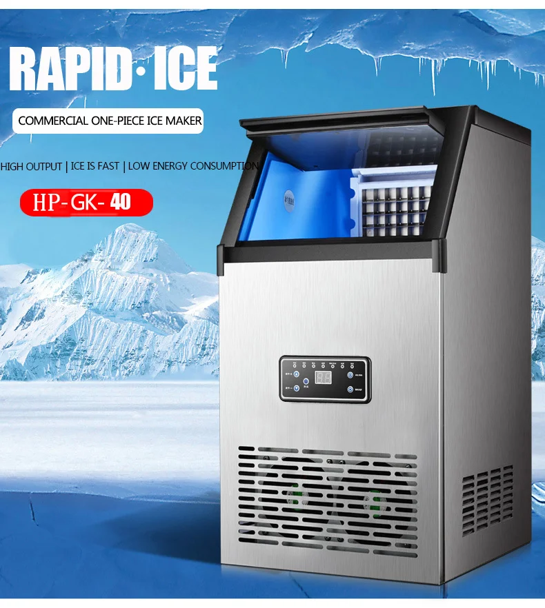 40kg 110v220v Commercial Ice Maker Machine Cube Ice Maker Machine