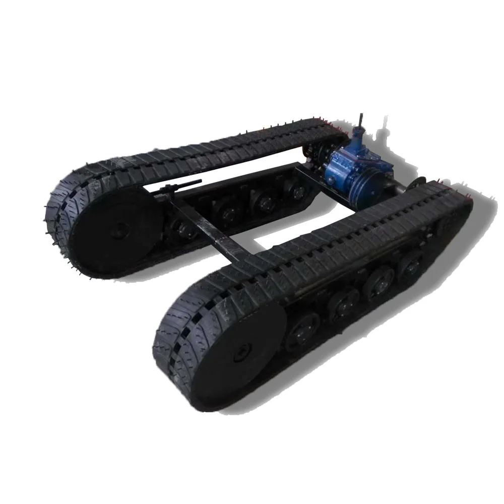 Customized Robotic Airplane Model Remote Control Motor Robot Chassis All Terrain Vehicles Rubber Construction Machinery Parts