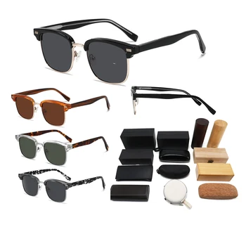 CONCHEN Luxury Polarized Shades Sunglasses 2024 High Quality TR90 Acetate Sun Glasses for Men