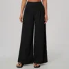 high-level blackwide-leg pants