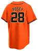 #28 Buster Posey Orange