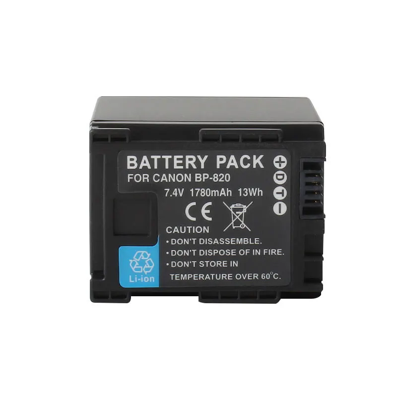 BP-820 Battery Pack for XA20 XA25 HF G30 Camcorder-1780mAh 7.4V