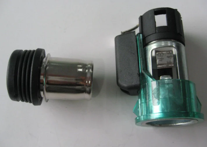 fiat punto cigarette lighter 12V Orange/Green Cigarette Lighter Power Socket for Fiat Models